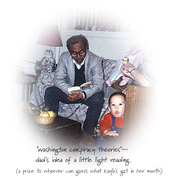 dad reads a marvelous book