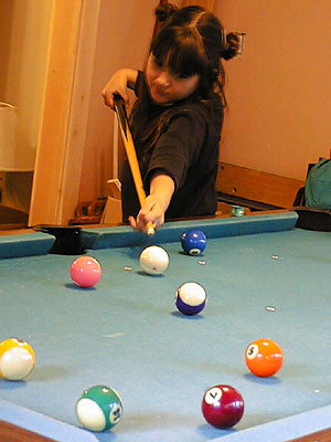 niece #3 & pool